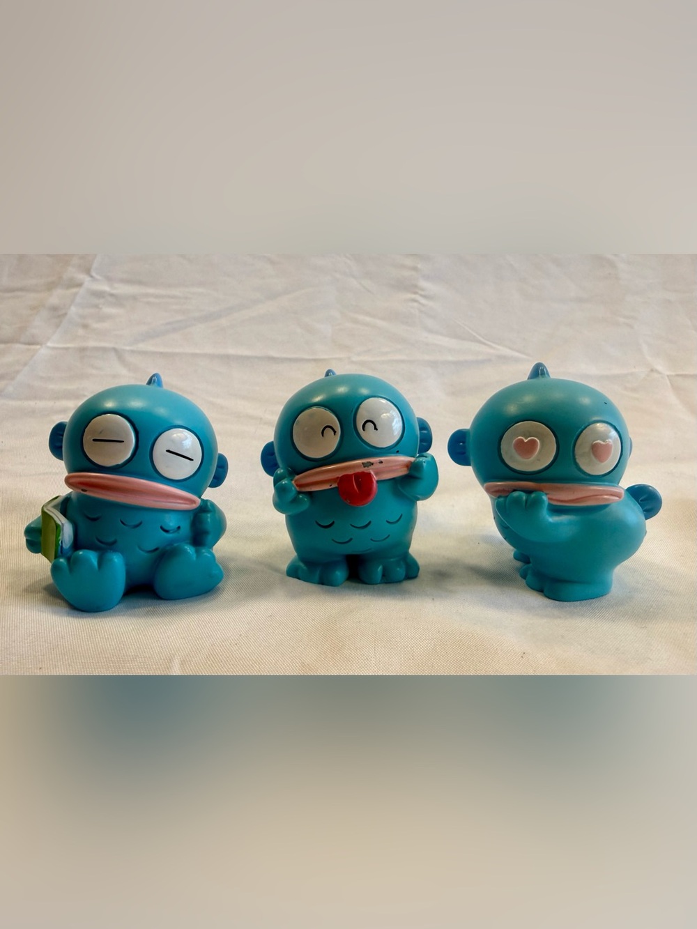 Authentic Hangyodon Box Figures - set of 3